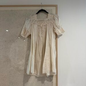 Doen Cream Lace Dress